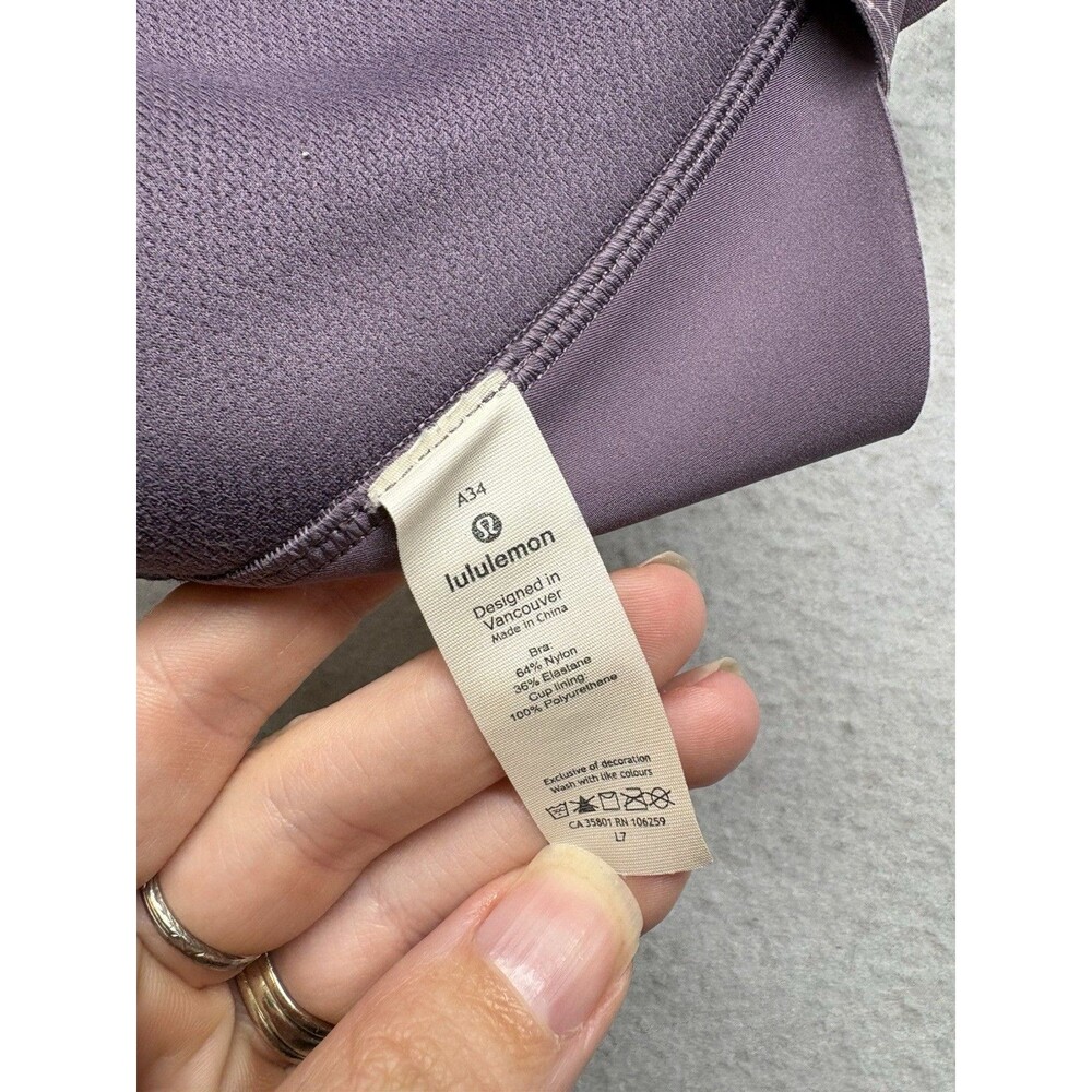 Lululemon Womens Take Shape Bra Uplift Adjustable Strap Floral Sz 34A - Picture 4 of 4